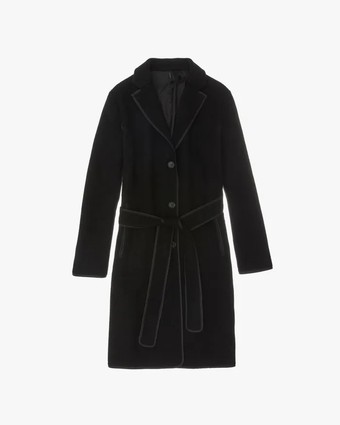 Women Helmut Lang Outerwear Liner Coat Black