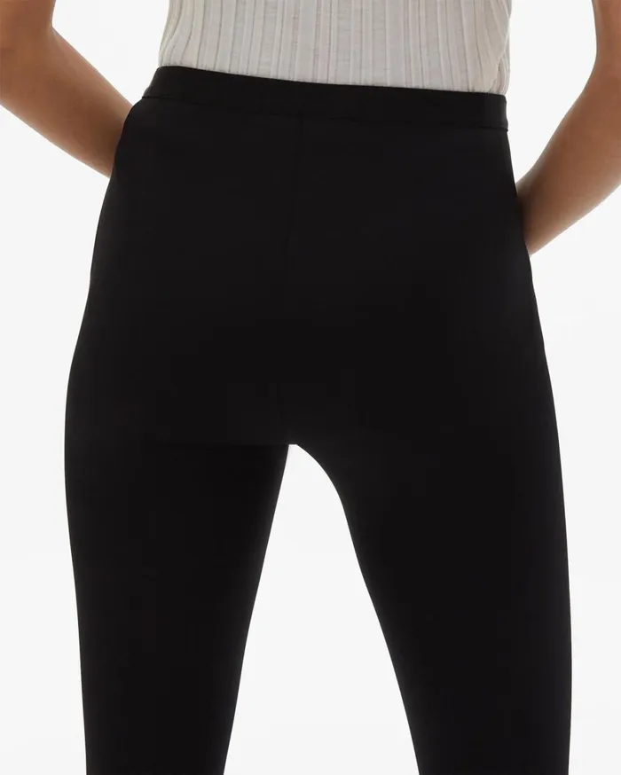 Women Helmut Lang Pants Scuba Legging Black