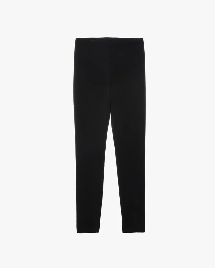 Women Helmut Lang Pants Scuba Legging Black