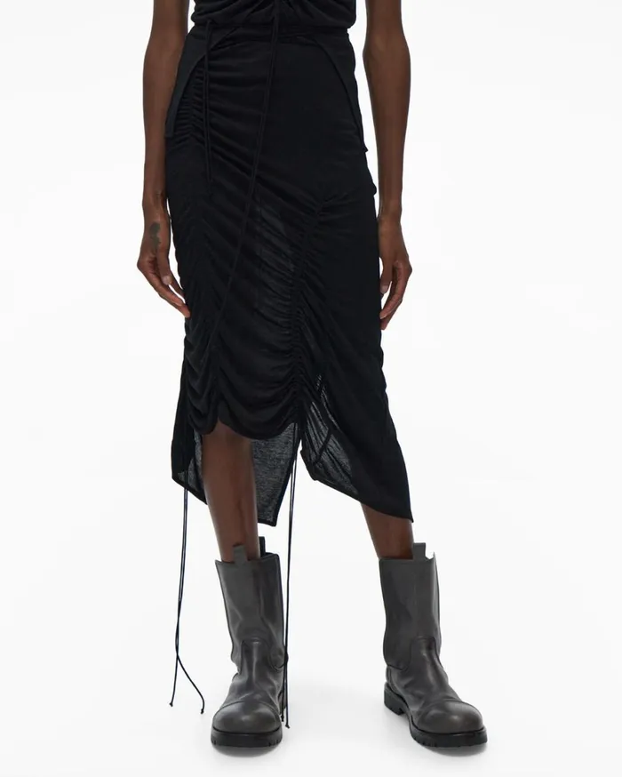 Women Helmut Lang Skirts Scala Skirt Basalt Black