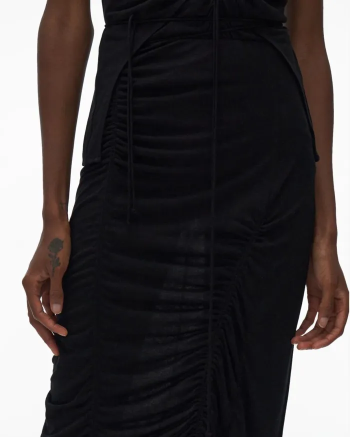 Women Helmut Lang Skirts Scala Skirt Basalt Black