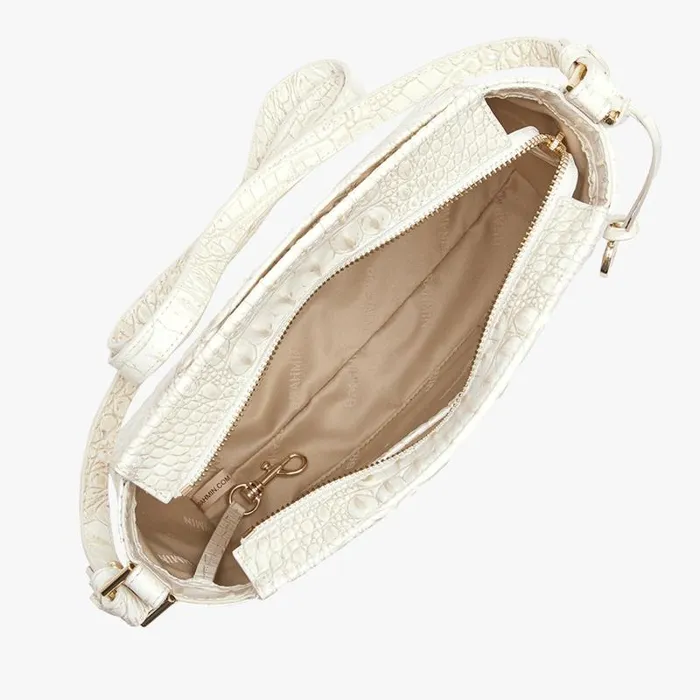 Women Hillary Coconut Milk Melbourne Brahmin Crossbodies Chevron Women Hillary Coconut Milk Melbourne Brahmin Crossbodies Chevron