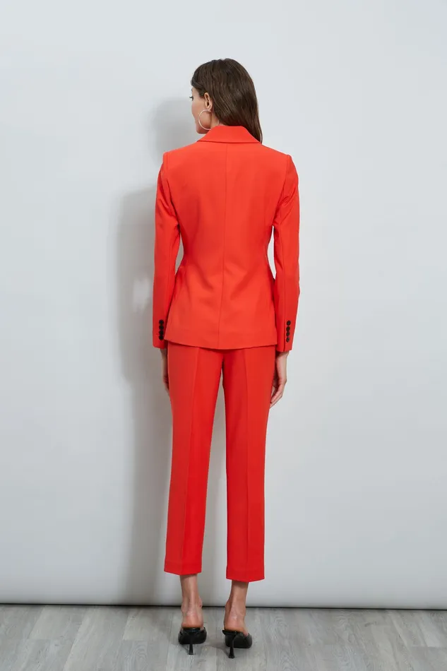 Women Jackets and Blazers Elie Tahari Slim Fit Blazer Cayenne
