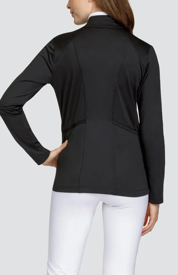 Women Jackets And Vests Tail Activewear Leilani Jacket 8211 Onyx Black