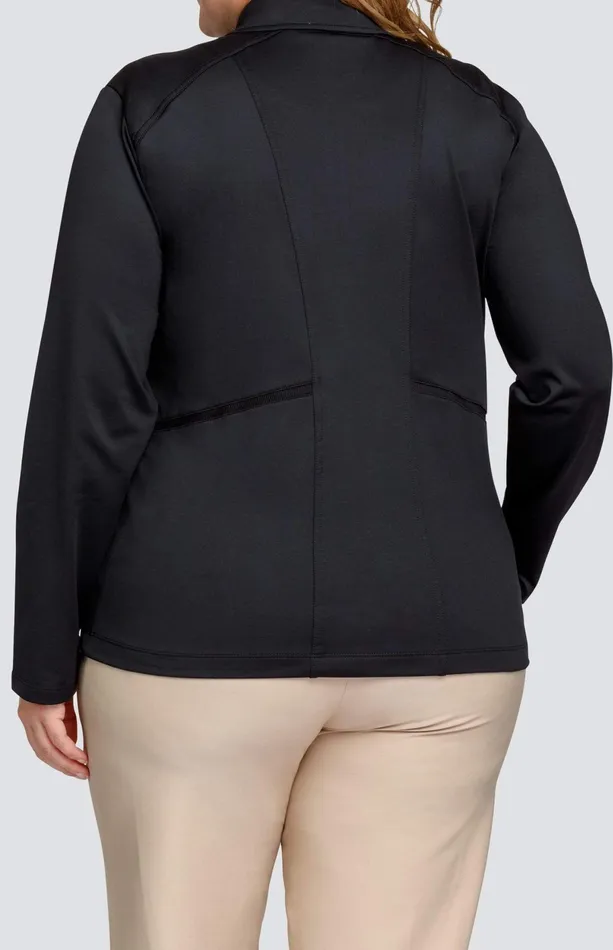 Women Jackets And Vests Tail Activewear Leilani Jacket 8211 Onyx Black