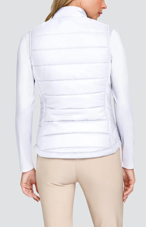 Women Jackets And Vests Tail Activewear Sonny Vest 8211 Chalk White