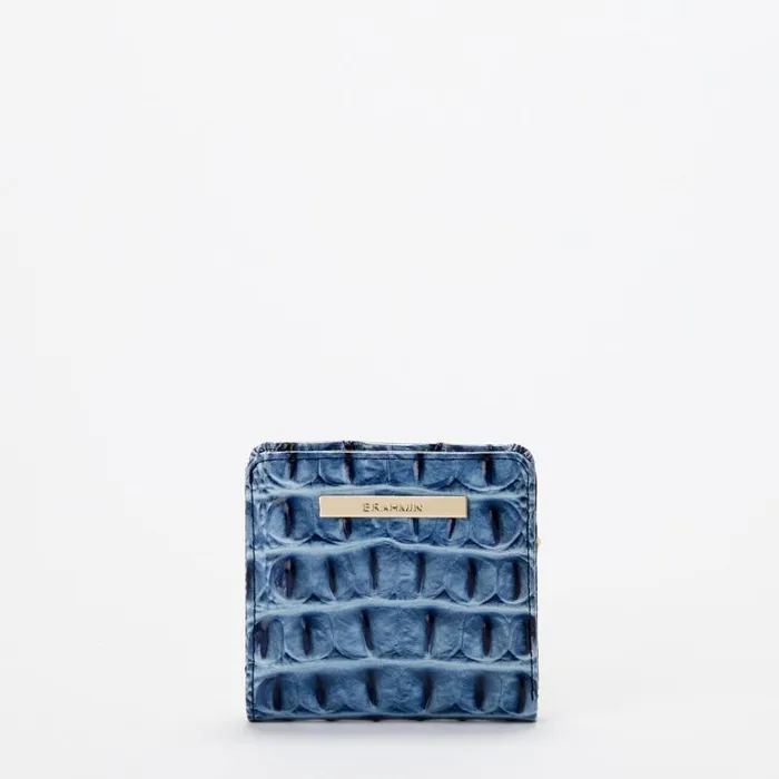 Women Jane Blue Serenade Melbourne Brahmin Wallets and Wristlets Chevron
