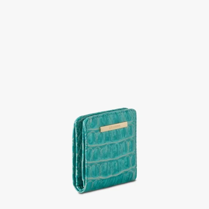 Women Jane Mermaid Green Melbourne Brahmin Wallets and Wristlets Chevron Women Jane Mermaid Green Melbourne Brahmin Wallets and Wristlets Chevron