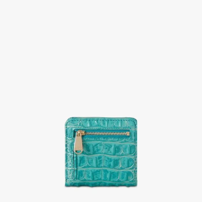Women Jane Mermaid Green Melbourne Brahmin Wallets and Wristlets Chevron Women Jane Mermaid Green Melbourne Brahmin Wallets and Wristlets Chevron