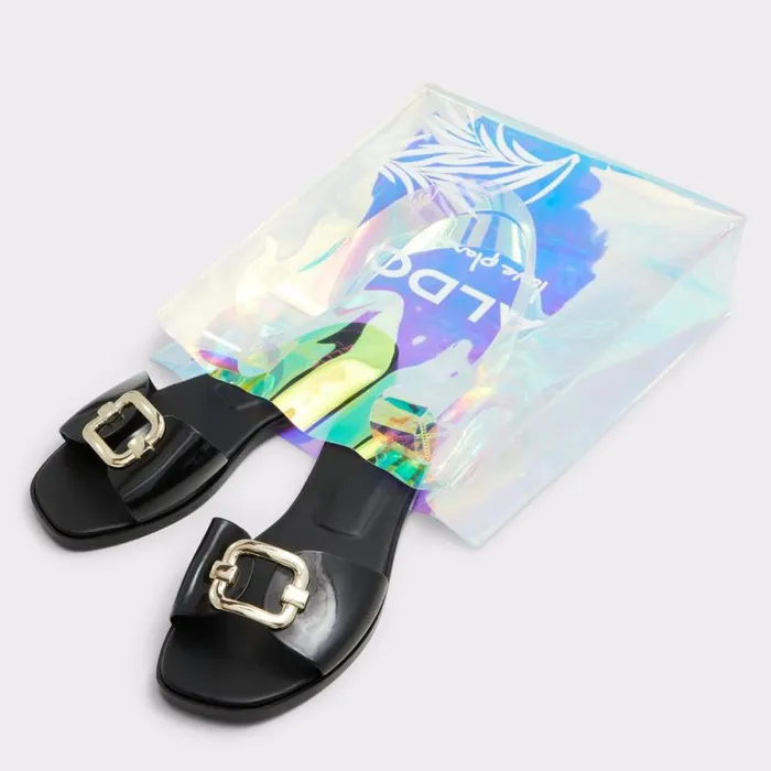 Women Jellyicious Black Aldo Sandals Women Jellyicious Black Aldo Sandals