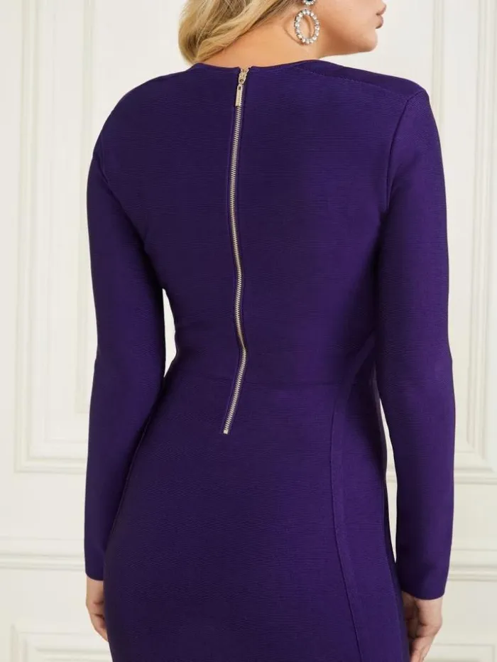 Women Kagan Bandage Dress Satellite Purple Marciano Dresses Women Kagan Bandage Dress Satellite Purple Marciano Dresses