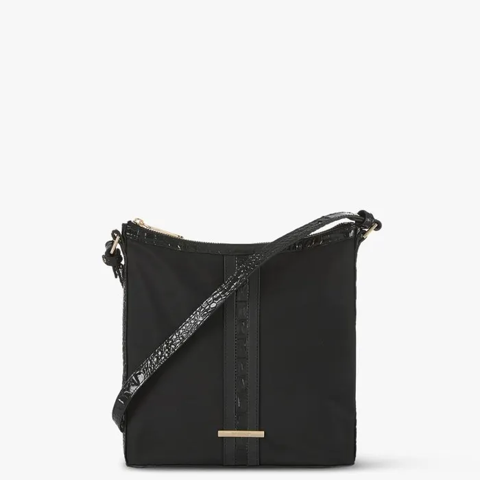 Women Katie Black Stellvia Brahmin Crossbodies Chevron