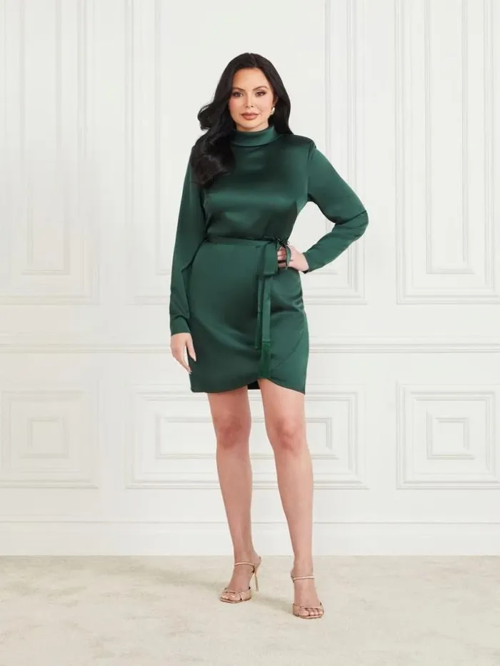 Women Kier Satin Dress Alpine Grove Marciano Dresses