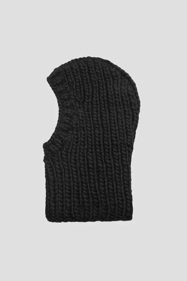 Women Knitted Snood Black MISBHV Hats