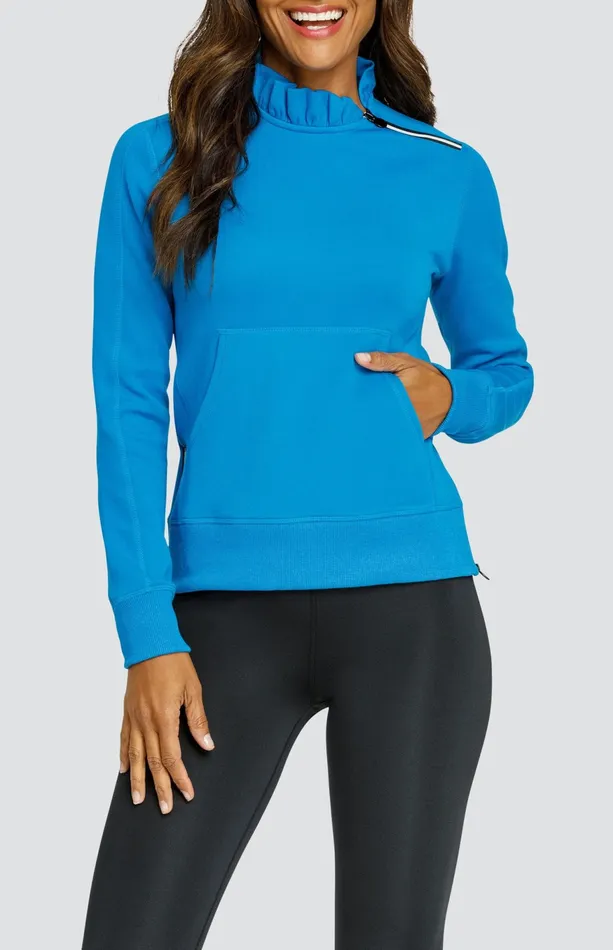 Women Long Sleeve Tail Activewear Condoleezza Mykonos Pullover