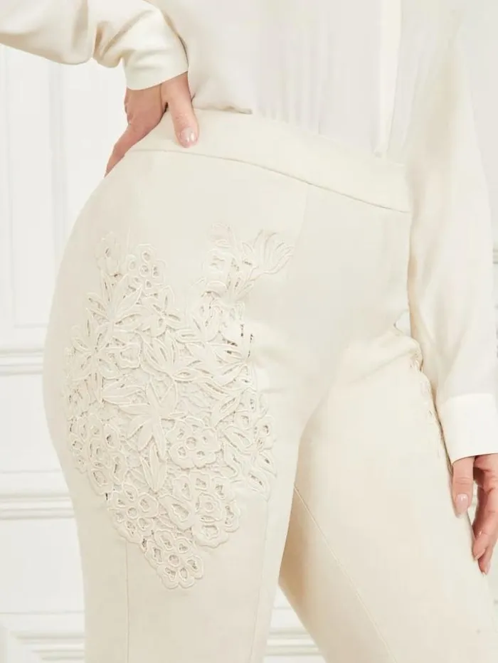Women Lorraine Pant Ivory Bone Marciano Bottoms