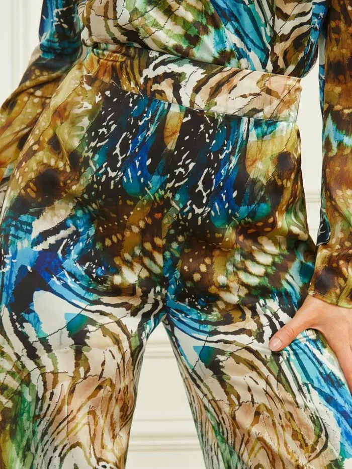 Women Lucy Pant Eutopia Print Marciano Bottoms Women Lucy Pant Eutopia Print Marciano Bottoms