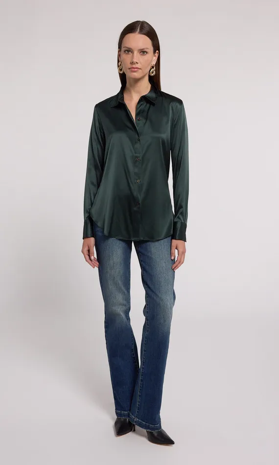 Women Marcello Blouse Forest Tops Generation Love Clothing