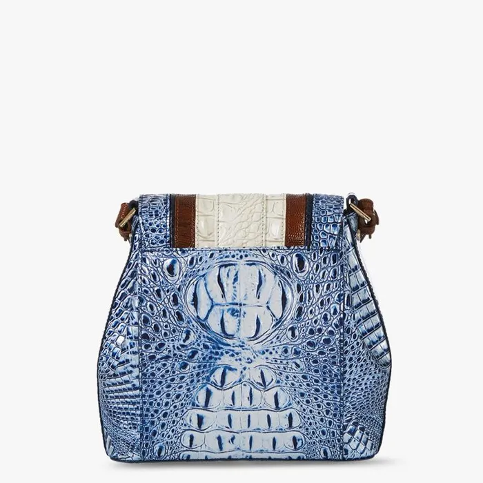 Women Margo Coastal Blue Odysea Brahmin Crossbodies Chevron Women Margo Coastal Blue Odysea Brahmin Crossbodies Chevron