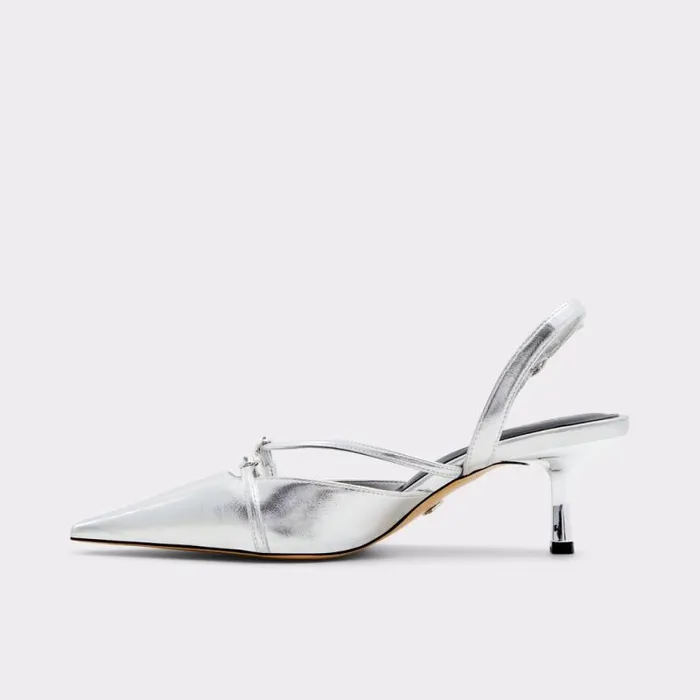 Women Marietta Silver Aldo Heels Women Marietta Silver Aldo Heels