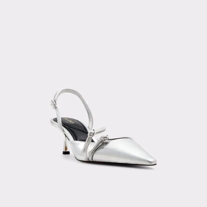 Women Marietta Silver Aldo Heels Women Marietta Silver Aldo Heels