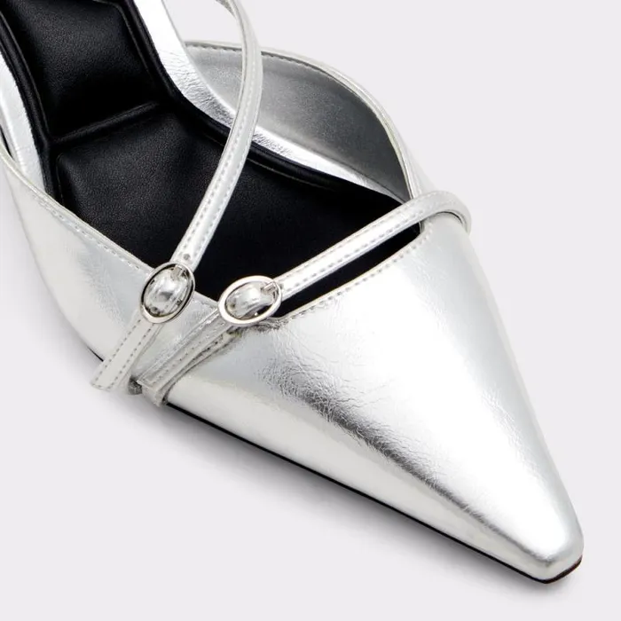 Women Marietta Silver Aldo Heels Women Marietta Silver Aldo Heels