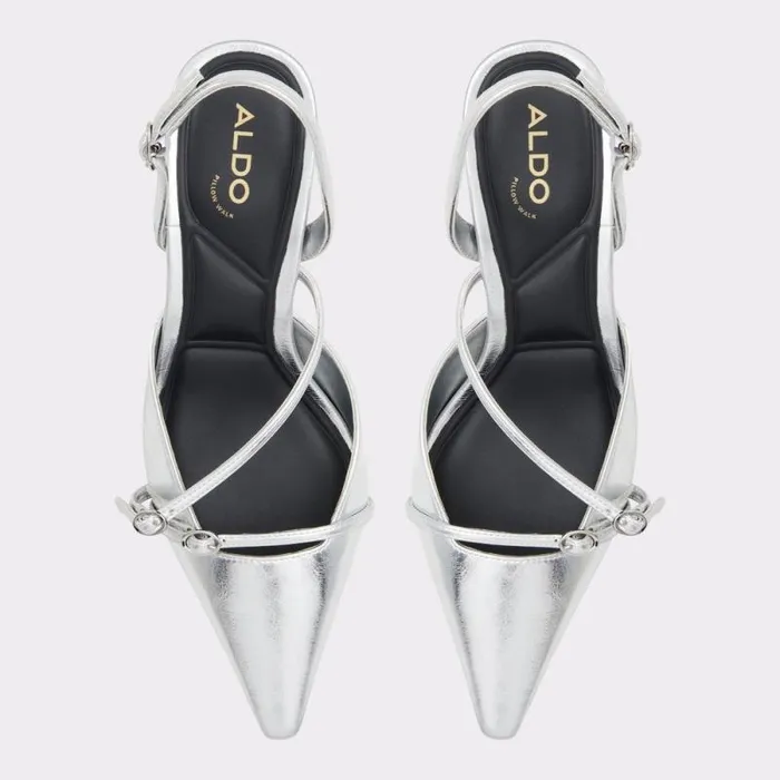 Women Marietta Silver Aldo Heels Women Marietta Silver Aldo Heels
