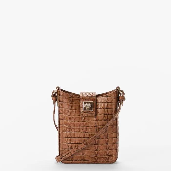 Women Marley Luggage Brown Leontyne Brahmin Crossbodies Chevron