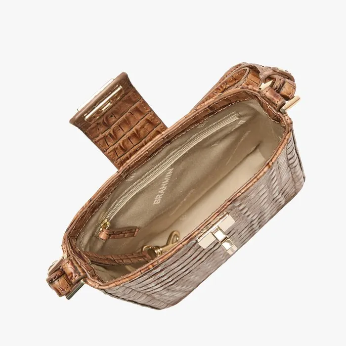 Women Marley Luggage Brown Leontyne Brahmin Crossbodies Chevron Women Marley Luggage Brown Leontyne Brahmin Crossbodies Chevron