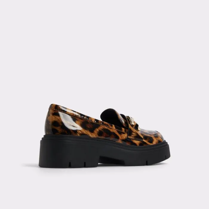 Women Mazey Brown Multi Aldo Loafers and Oxfords