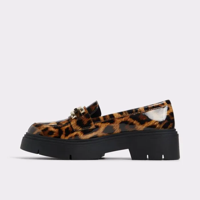Women Mazey Brown Multi Aldo Loafers and Oxfords