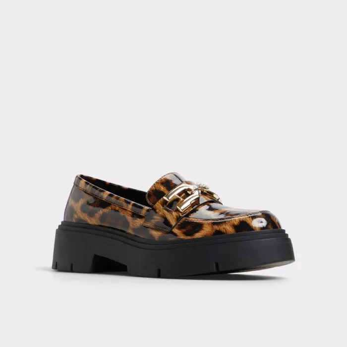 Women Mazey Brown Multi Aldo Loafers and Oxfords