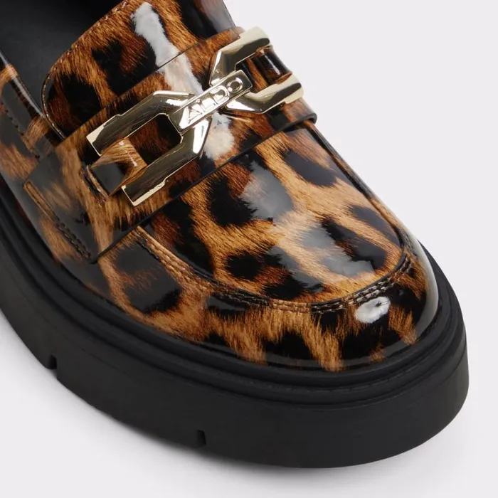 Women Mazey Brown Multi Aldo Loafers and Oxfords