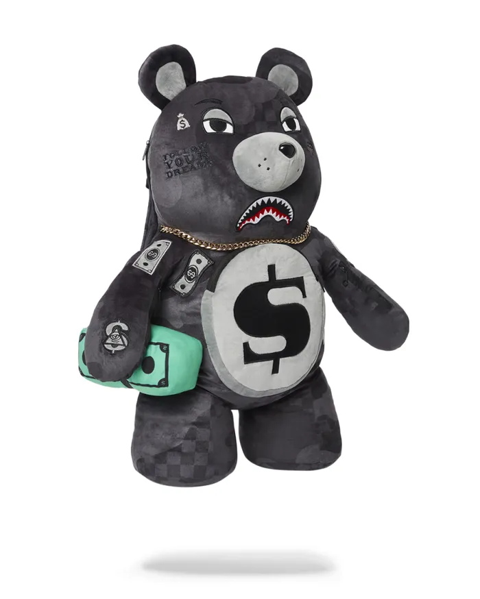 WomenMen 3AM NEVER SLEEP MONEYBEAR TEDDYBEAR BACKPACK SPRAYGROUND Teddy Bear Backpacks WomenMen 3AM NEVER SLEEP MONEYBEAR TEDDYBEAR BACKPACK SPRAYGROUND Teddy Bear Backpacks