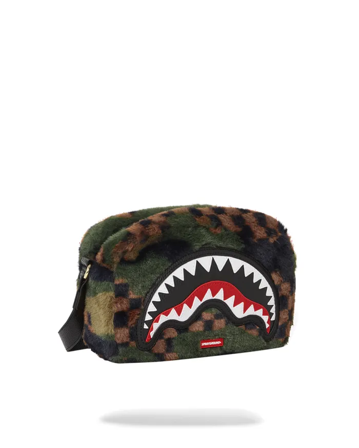 WomenMen BIG SKY FUR SHARK MESSENGER BRICK BAG SPRAYGROUND Toiletries Aka Money Bags WomenMen BIG SKY FUR SHARK MESSENGER BRICK BAG SPRAYGROUND Toiletries Aka Money Bags