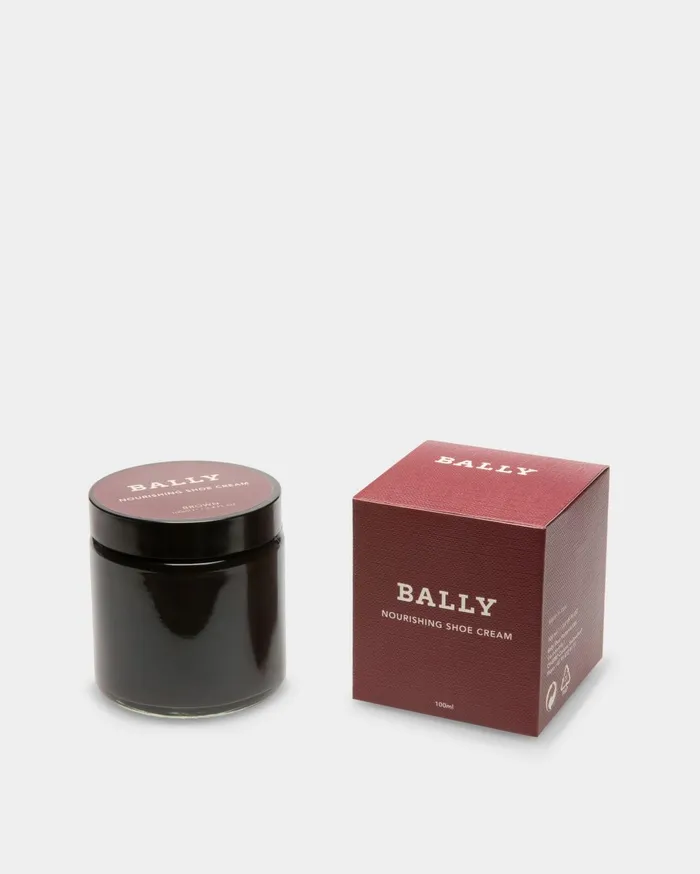 WomenMen Brown Shoe Cream Bally Shoe Care