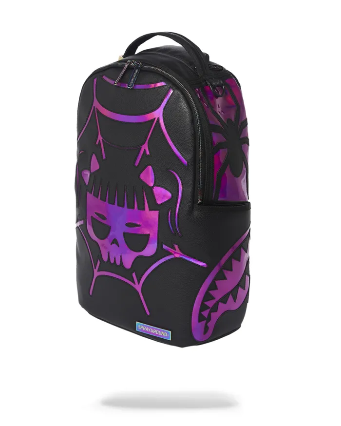 WomenMen CAZZU IRIDESCENT CUT and SEW SPIDER SKULL SHARK BACKPACK DLXV SPRAYGROUND Backpacks WomenMen CAZZU IRIDESCENT CUT and SEW SPIDER SKULL SHARK BACKPACK DLXV SPRAYGROUND Backpacks