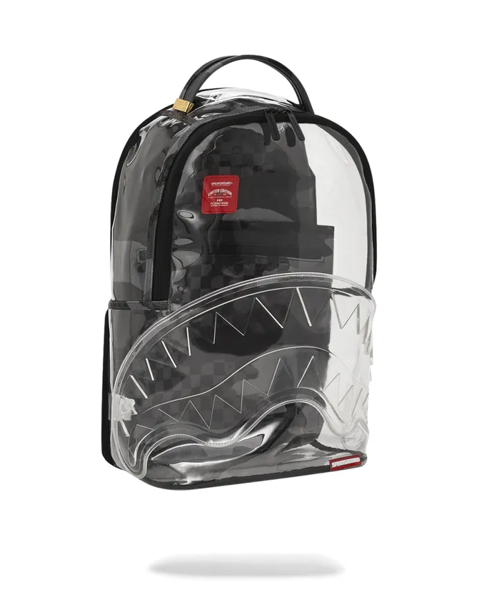 WomenMen CLEAR AS NIGHT 8211 CLEAR DLX BACKPACK SPRAYGROUND Backpacks WomenMen CLEAR AS NIGHT 8211 CLEAR DLX BACKPACK SPRAYGROUND Backpacks