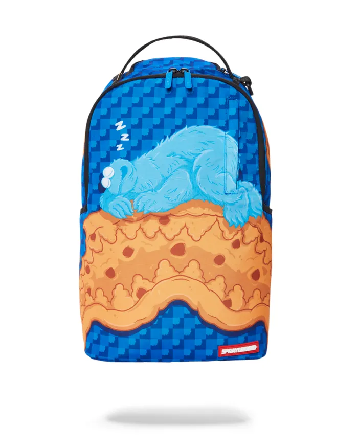 WomenMen COOKIE MONSTER SLEEPING BACKPACK DLXR SPRAYGROUND Backpacks