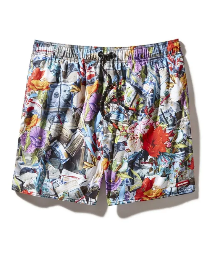 WomenMen FLORAL MONEY SHOTO SWIM TRUNKS SPRAYGROUND Swimwear