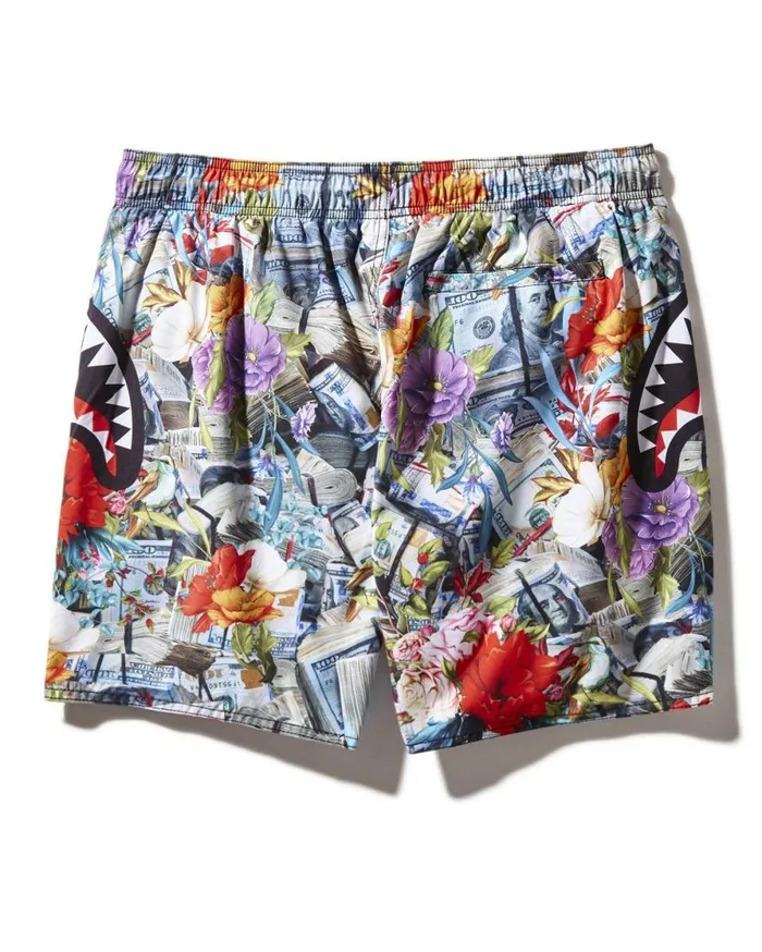 WomenMen FLORAL MONEY SHOTO SWIM TRUNKS SPRAYGROUND Swimwear WomenMen FLORAL MONEY SHOTO SWIM TRUNKS SPRAYGROUND Swimwear