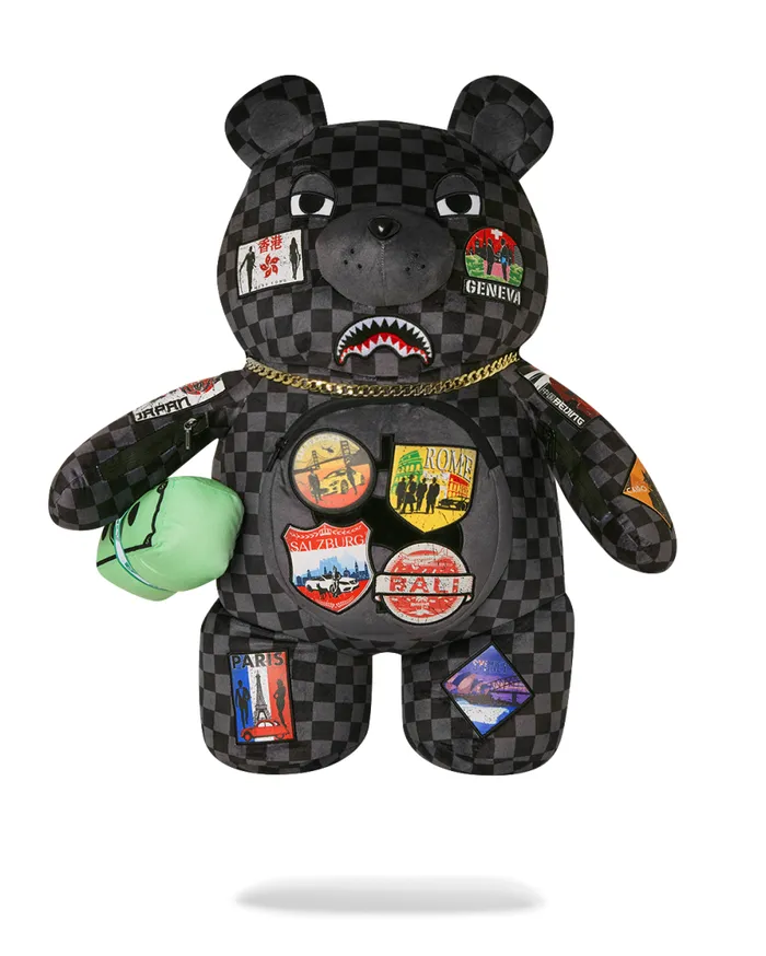 WomenMen GLOBAL MOGUL UNLIMITED MILES MONEYBEAR TEDDYBEAR BACKPACK SPRAYGROUND Teddy Bear Backpacks WomenMen GLOBAL MOGUL UNLIMITED MILES MONEYBEAR TEDDYBEAR BACKPACK SPRAYGROUND Teddy Bear Backpacks