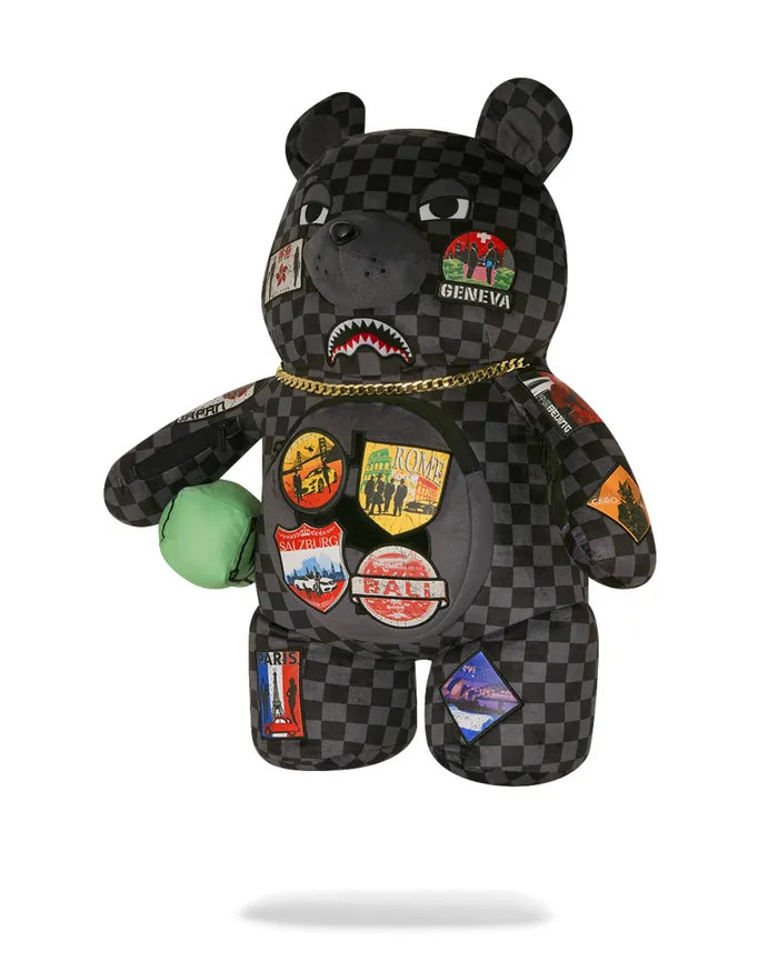 WomenMen GLOBAL MOGUL UNLIMITED MILES MONEYBEAR TEDDYBEAR BACKPACK SPRAYGROUND Teddy Bear Backpacks WomenMen GLOBAL MOGUL UNLIMITED MILES MONEYBEAR TEDDYBEAR BACKPACK SPRAYGROUND Teddy Bear Backpacks