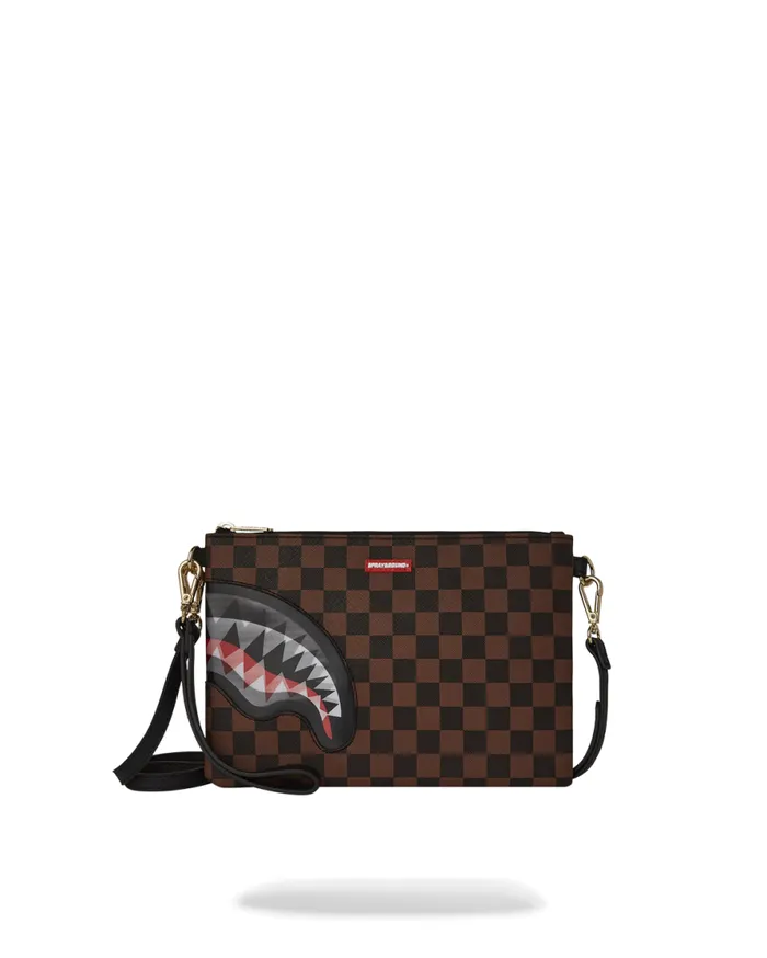 WomenMen LENTICULAR EFFECTS CROSSOVER CLUTCH W SHOULDER STRAP SPRAYGROUND Crossover Clutches