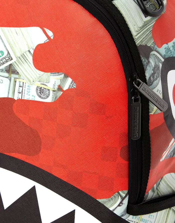 WomenMen MONEY CAMO RED BACKPACK SPRAYGROUND Backpacks WomenMen MONEY CAMO RED BACKPACK SPRAYGROUND Backpacks