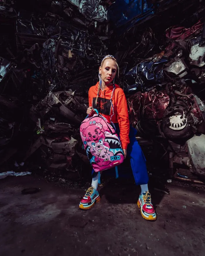 WomenMen MONEYBEAR STACK EM UP BACKPACK SPRAYGROUND Backpacks WomenMen MONEYBEAR STACK EM UP BACKPACK SPRAYGROUND Backpacks