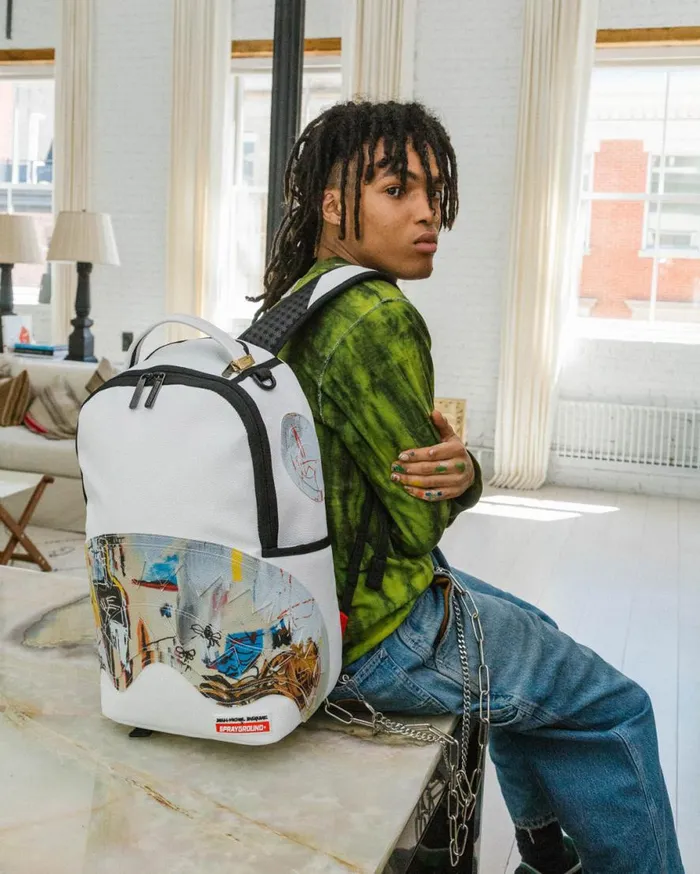 WomenMen OFFICIAL BASQUIAT ACQUE PERICOLOSE 1981 BACKPACK DLXV SPRAYGROUND Backpacks WomenMen OFFICIAL BASQUIAT ACQUE PERICOLOSE 1981 BACKPACK DLXV SPRAYGROUND Backpacks