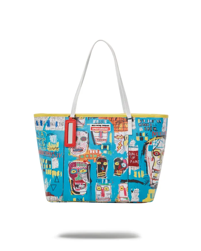 WomenMen OFFICIAL BASQUIAT MITCHELL CREW 1983 TOTE SPRAYGROUND Totes