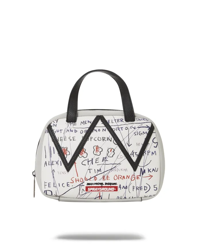 WomenMen OFFICIAL BASQUIAT UNTITLED CHEESE POPCORN 1983 HANDBAG SPRAYGROUND Handbags