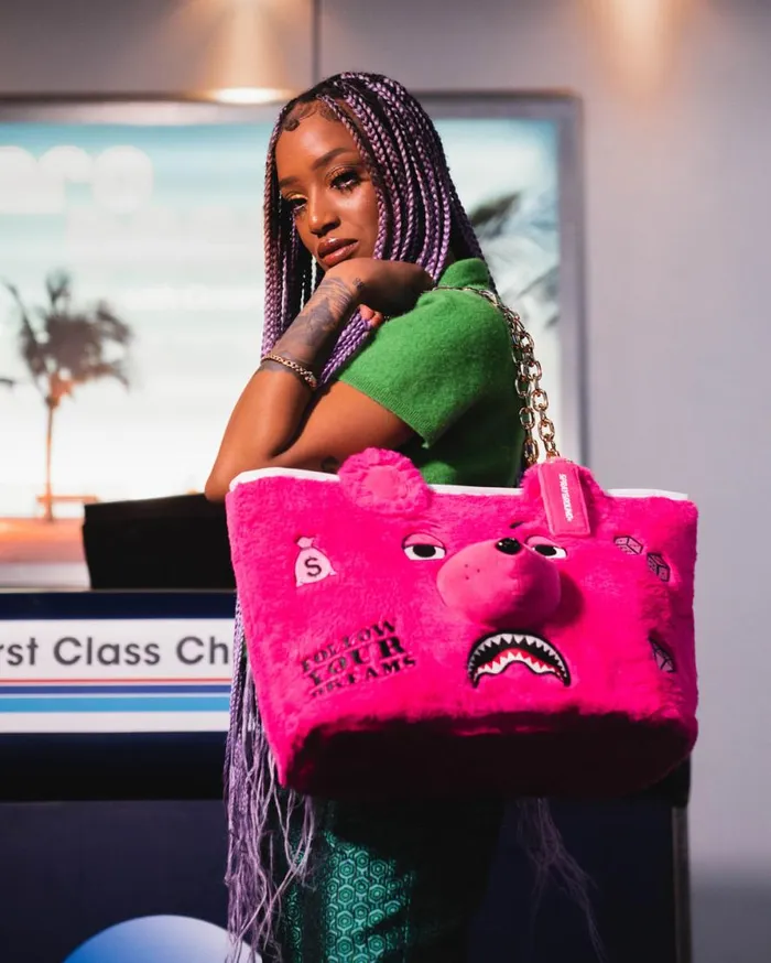 WomenMen PLUSH MONEYBEAR TOTE PINK SPRAYGROUND Totes WomenMen PLUSH MONEYBEAR TOTE PINK SPRAYGROUND Totes